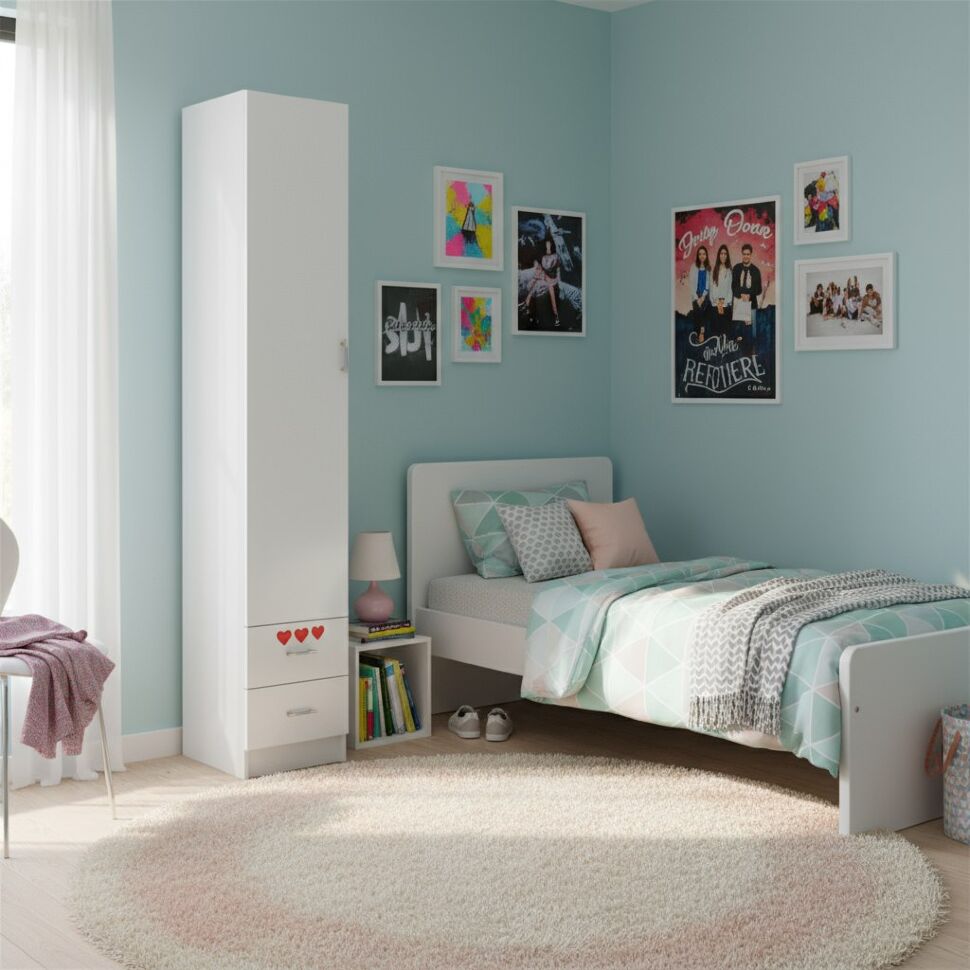 Пенал закрытый Вега Girl, Белый