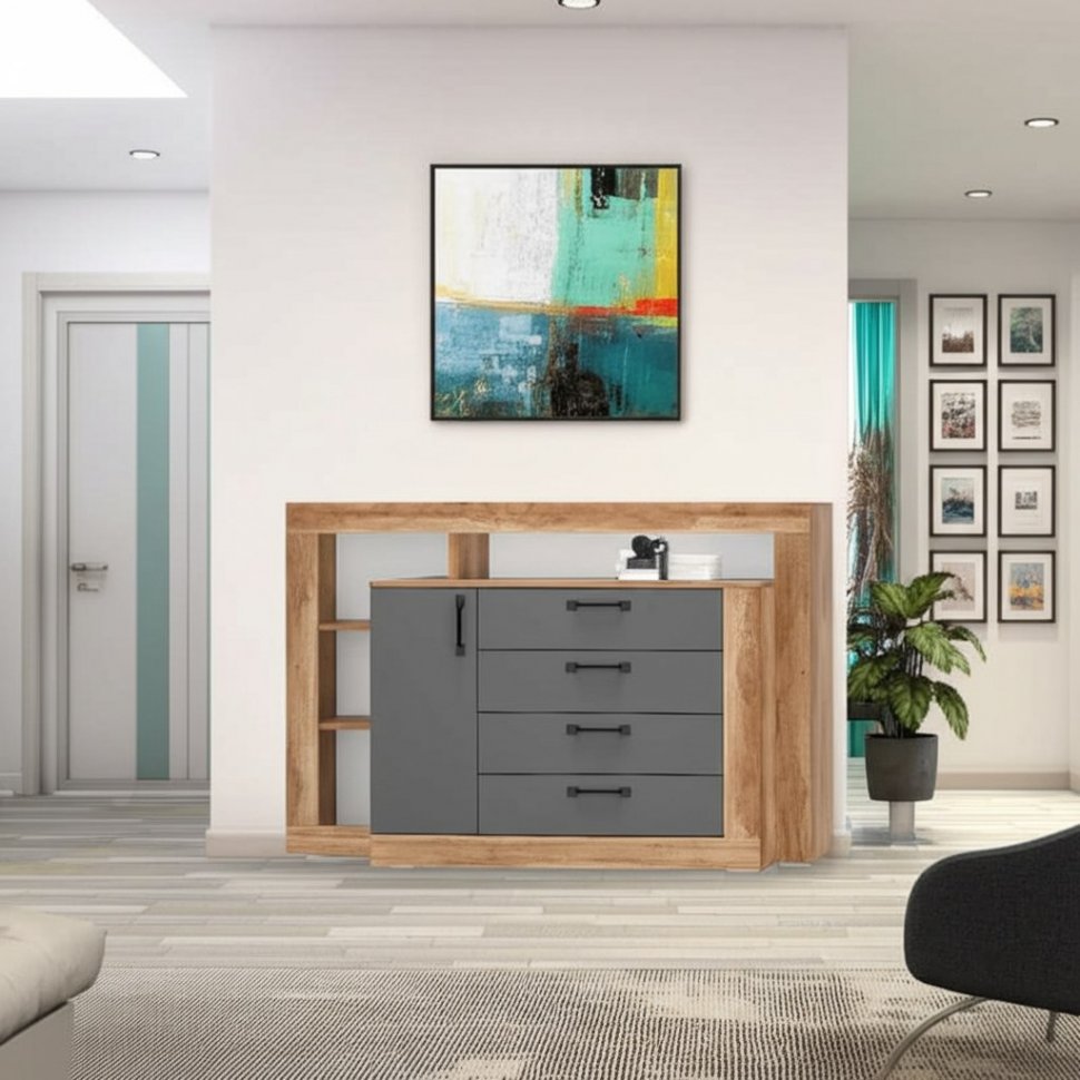 Комод-тумба Прима КМ-17 (Мебелони)