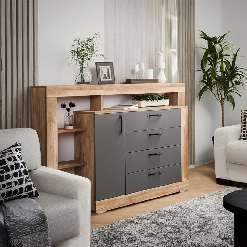 Комод-тумба Прима КМ-17 (Мебелони)