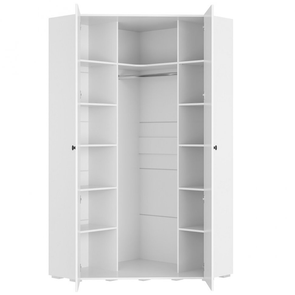 Шкаф угловой Софт ШКУ-01 (БТС) Белый