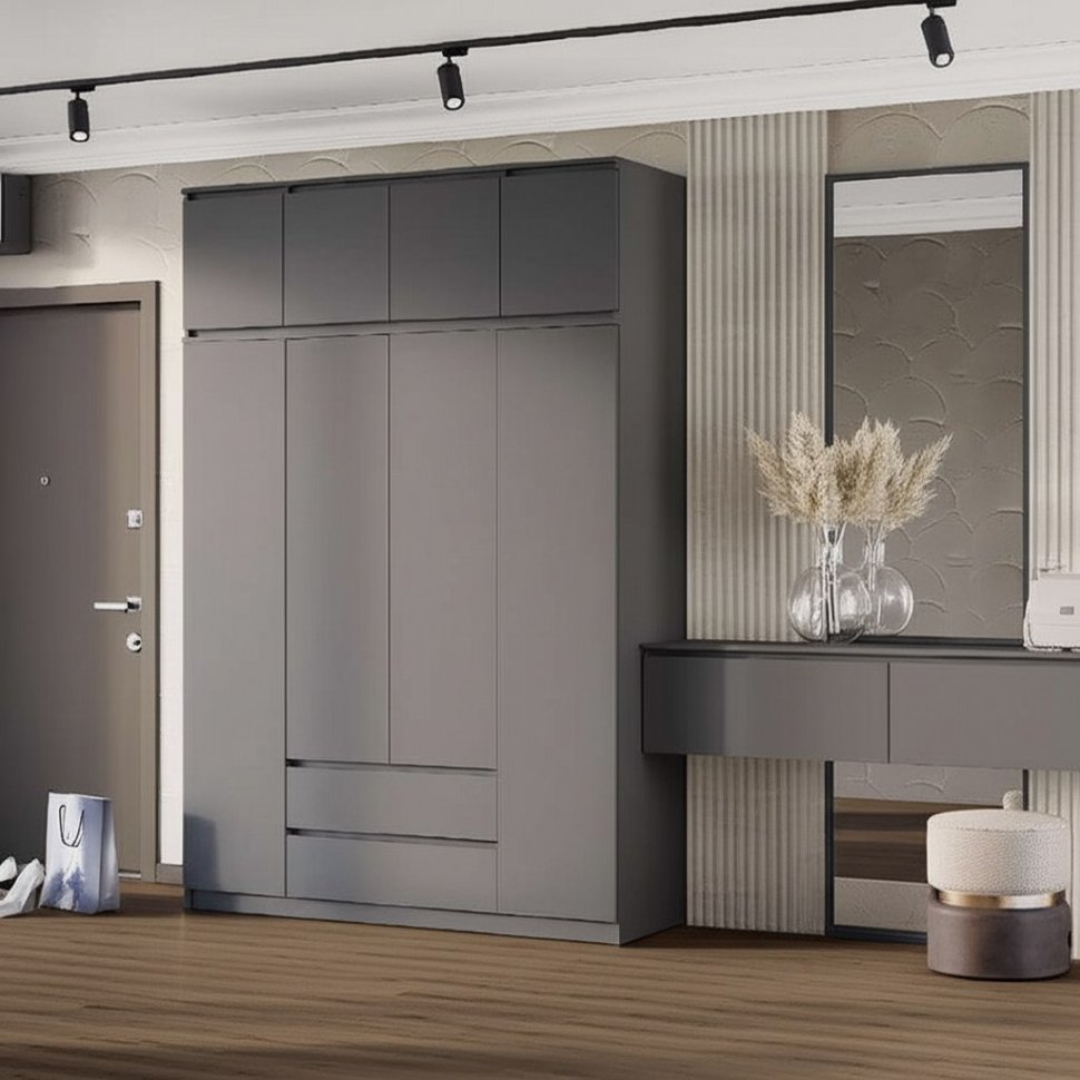 Антресоль (тумба) Симпл ТБ-19 БТС Графит