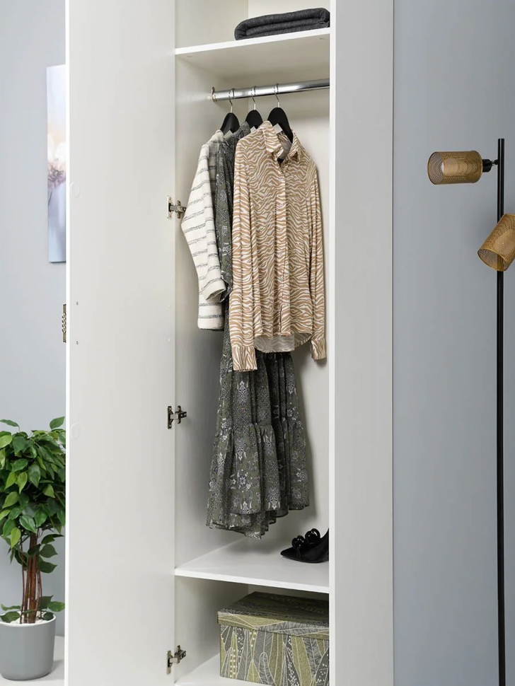 Ливерпуль Шкаф 13.27.01 Белый/Ясень ваниль