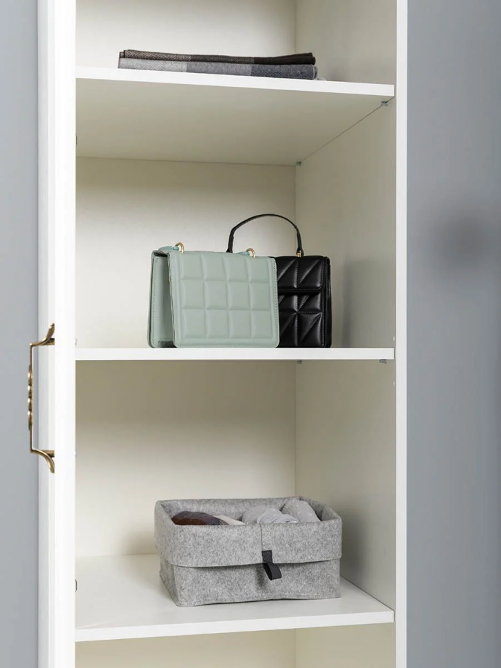 Ливерпуль Шкаф 13.27.01 Белый/Ясень ваниль