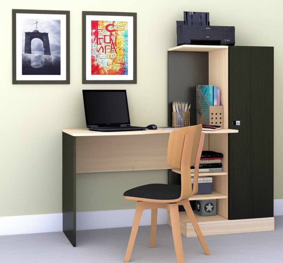 Стол компьютерный Квартет-6 ТЭКС (Венге)