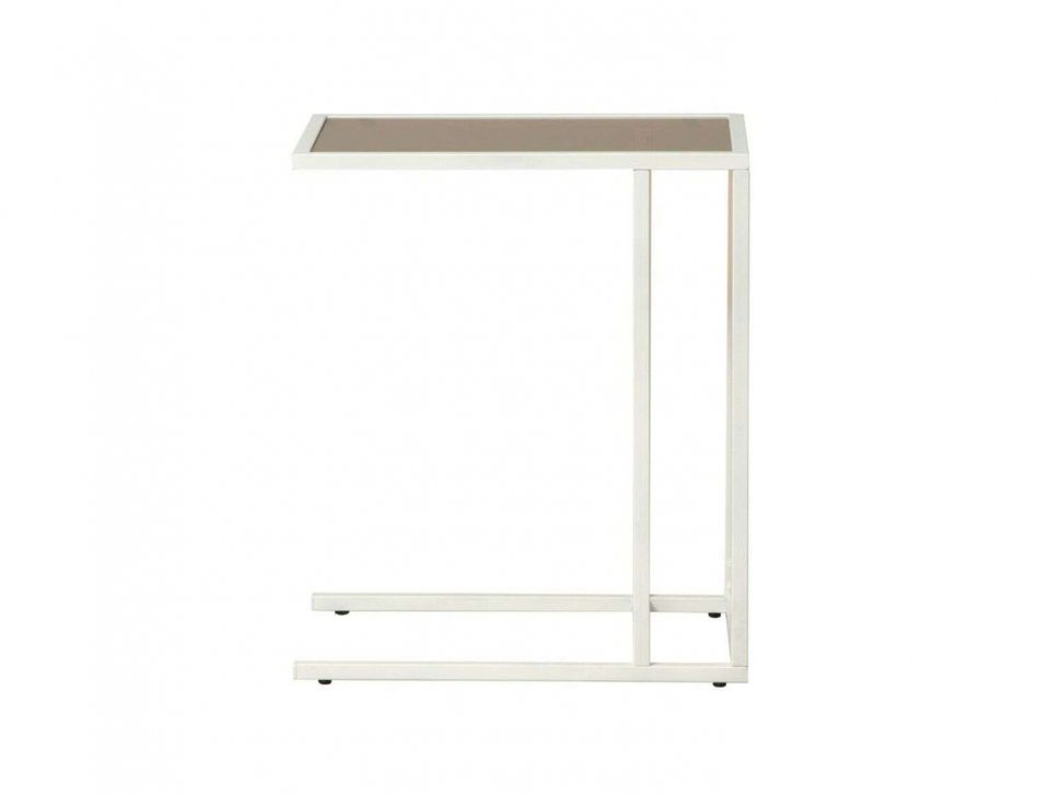 Стол приставной Скандик 42.24 белый металл