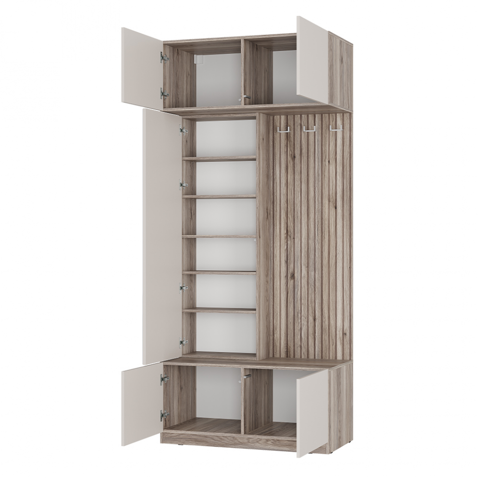 Прихожая Урбан ПР-03, Дуб смоки, Кашемир