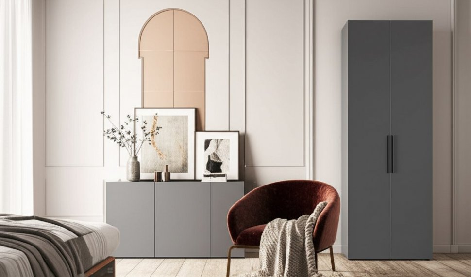 Эйр шкаф для одежды 13.340 Графит