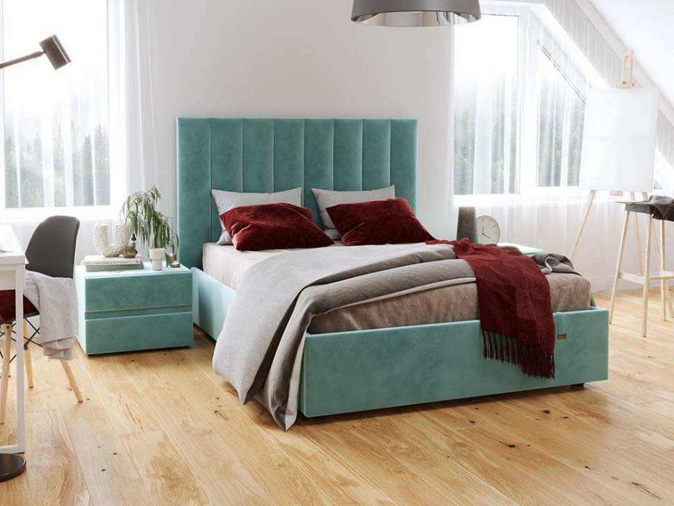 Кровать Ingrid 1400 модель 312 Ультра минт