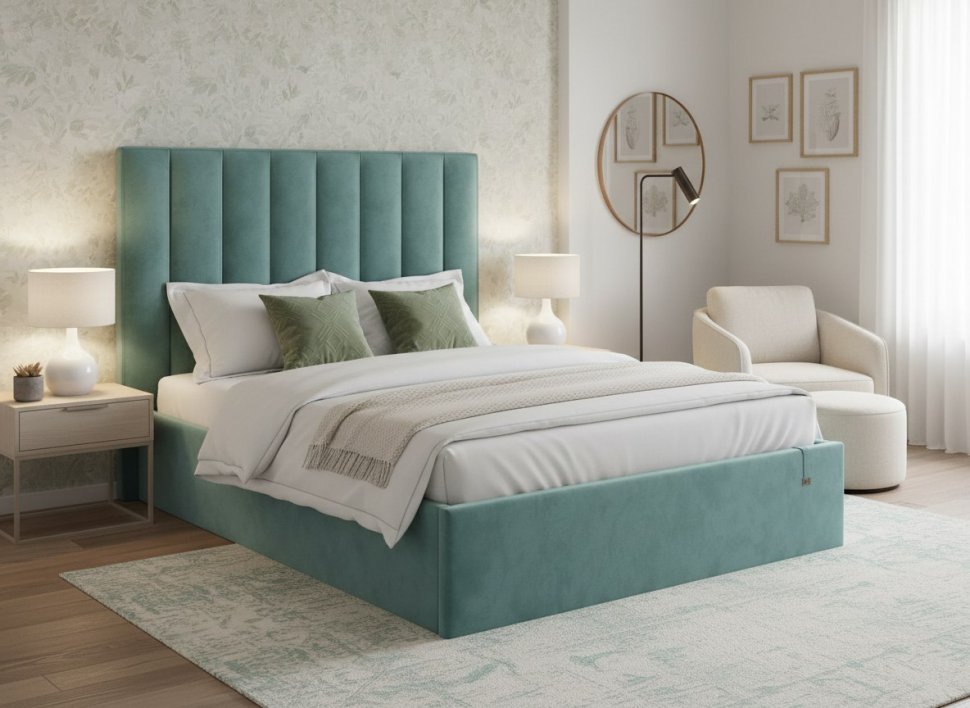 Кровать Ingrid 1400 модель 312 Ультра минт