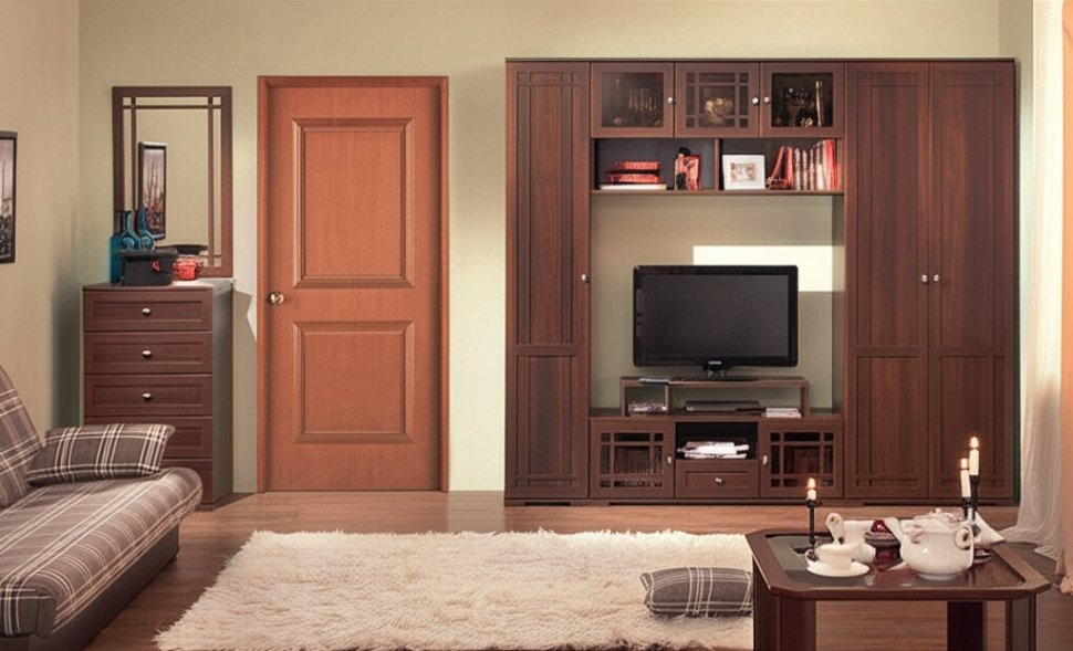 Тумба ТВ Глазов-мебель Sherlock 3 (Орех Шоколадный)