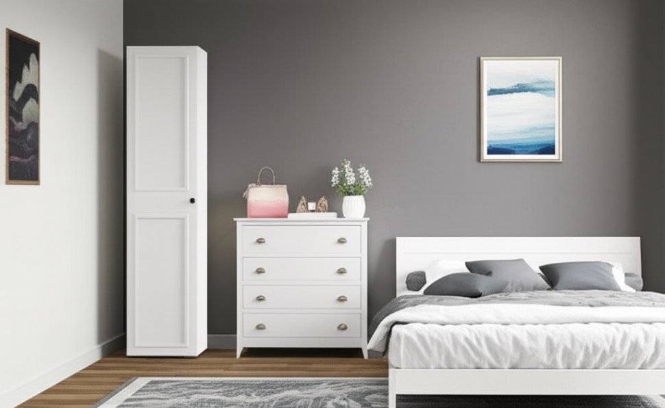 Шкаф-пенал Софт ПН-05 (БТС) Белый