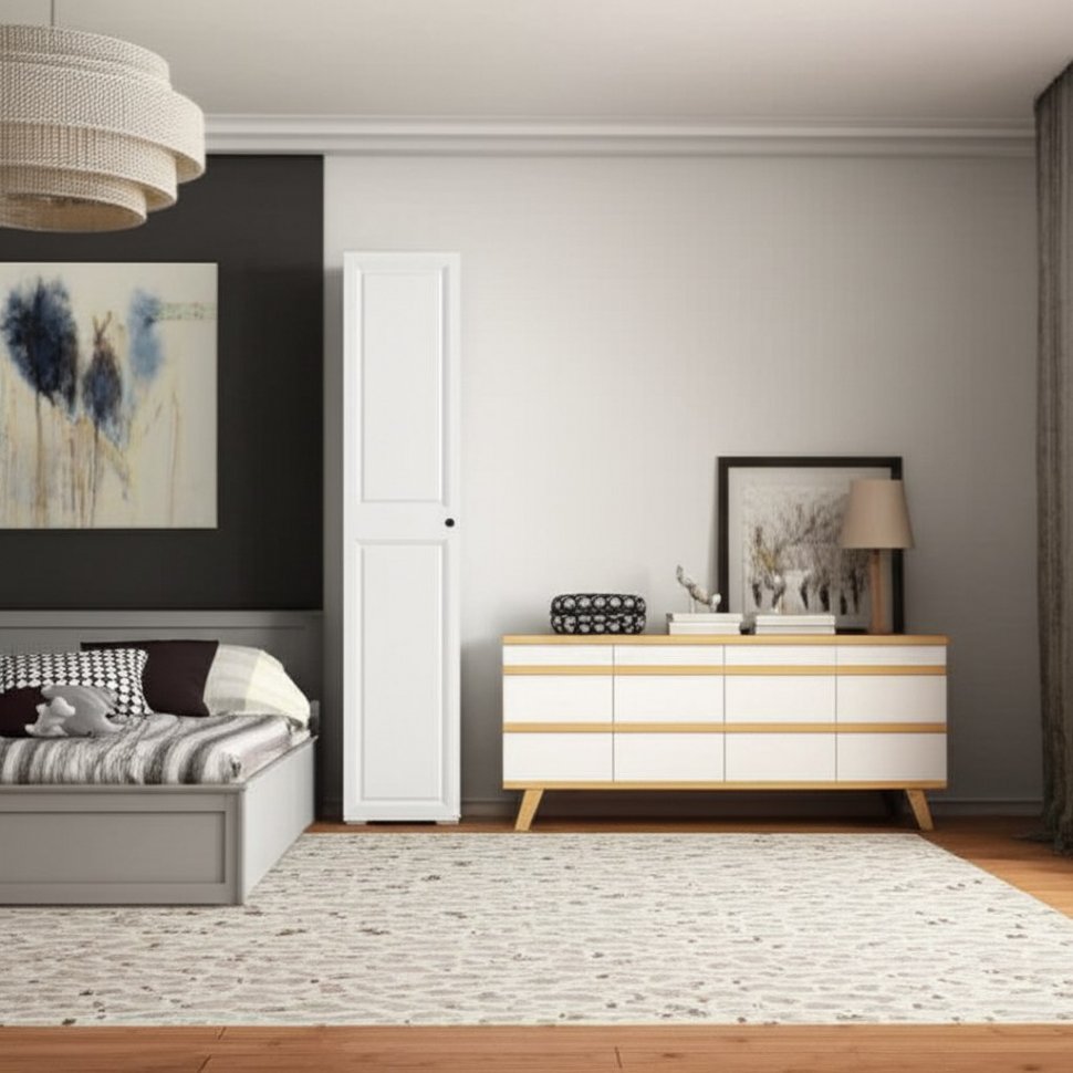 Шкаф-пенал Софт ПН-05 (БТС) Белый