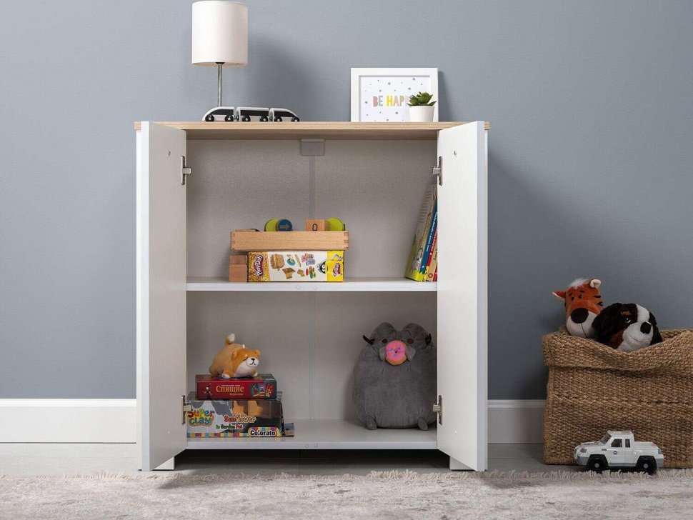 Детская Джастин 1 белый/дуб белый