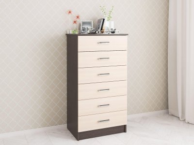 Комод узкий Катрин-4 ТЭКС (Венге)