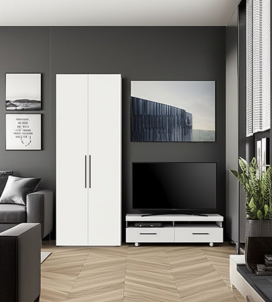 Эйр шкаф для одежды 13.340 Белый