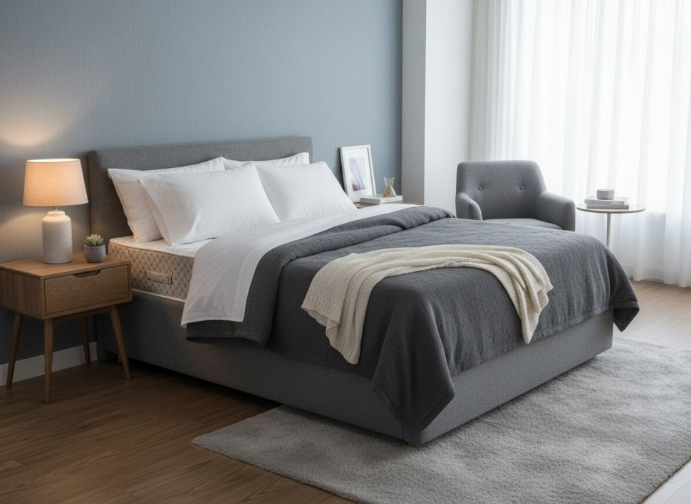 Кровать Nova 1800 с под. механизмом / серый №25