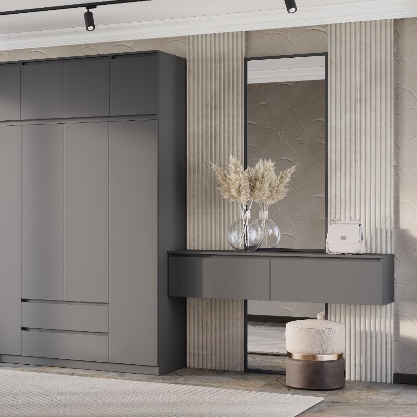 Тумба навесная Симпл ШКН-07 (БТС) Графит