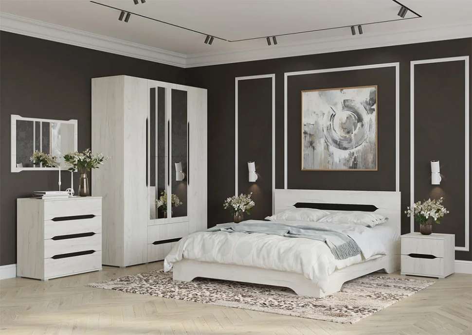 Комод 800 Вега (Горизонт) Крафт белый