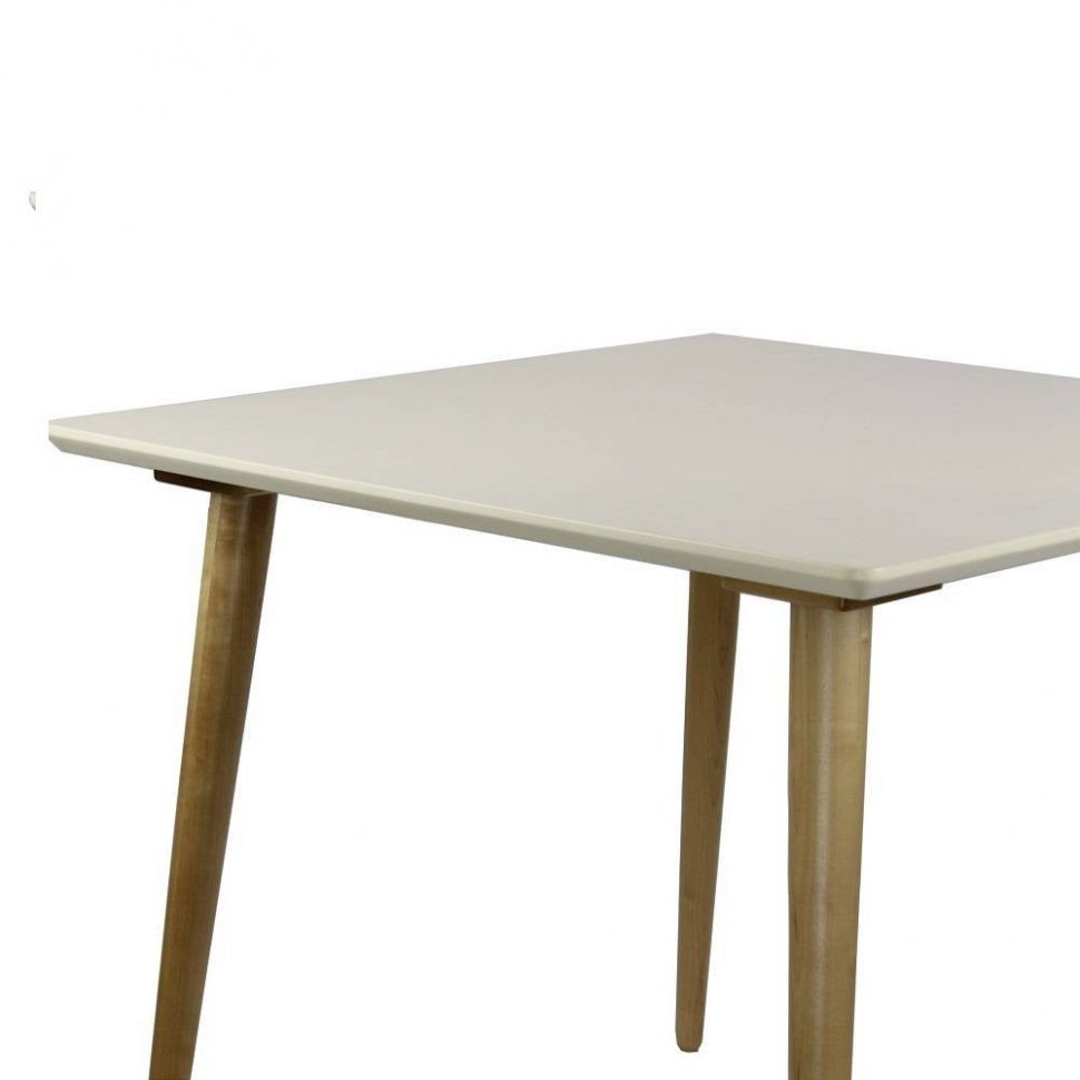 Стол обеденный Ронда Мини 90 Натуральный / Слоновая кость