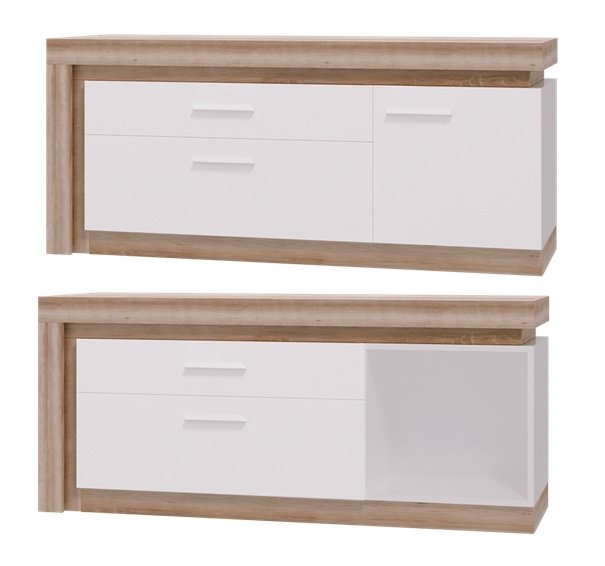 Тумба ТВ Люмен 02 Ижмебель (Дуб Сакраменто)