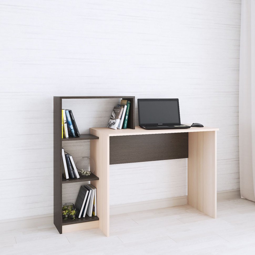 Стол компьютерный Квартет-2 ТЭКС (Венге)