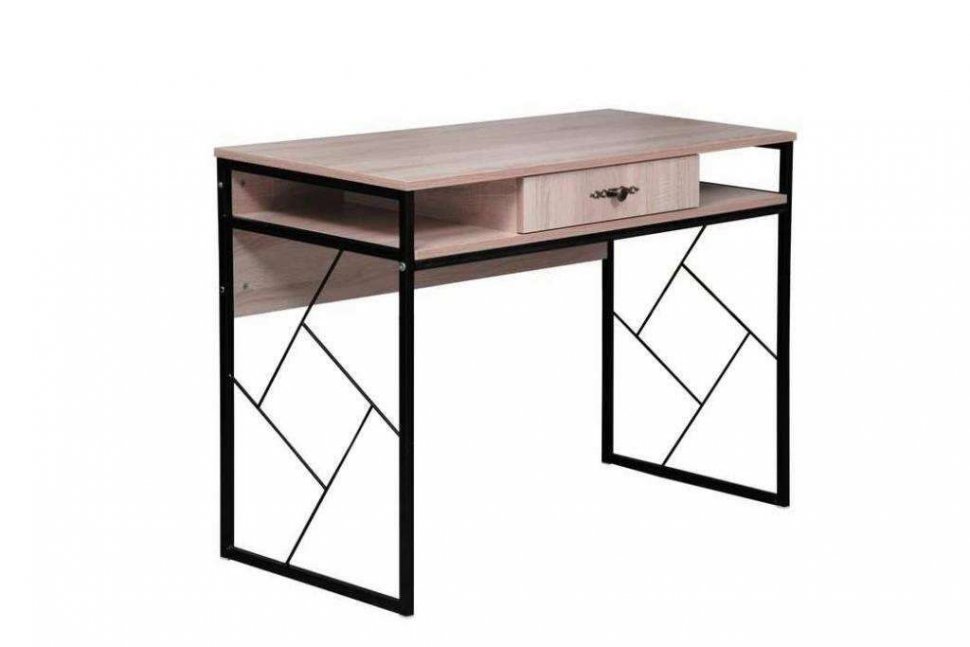 Стол Скарлетт Дуб Сонома/Черный