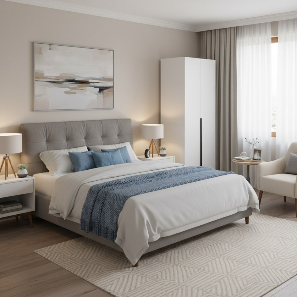 Шкаф распашной с наполнением (5 полок) ШК 5 (800), Белый