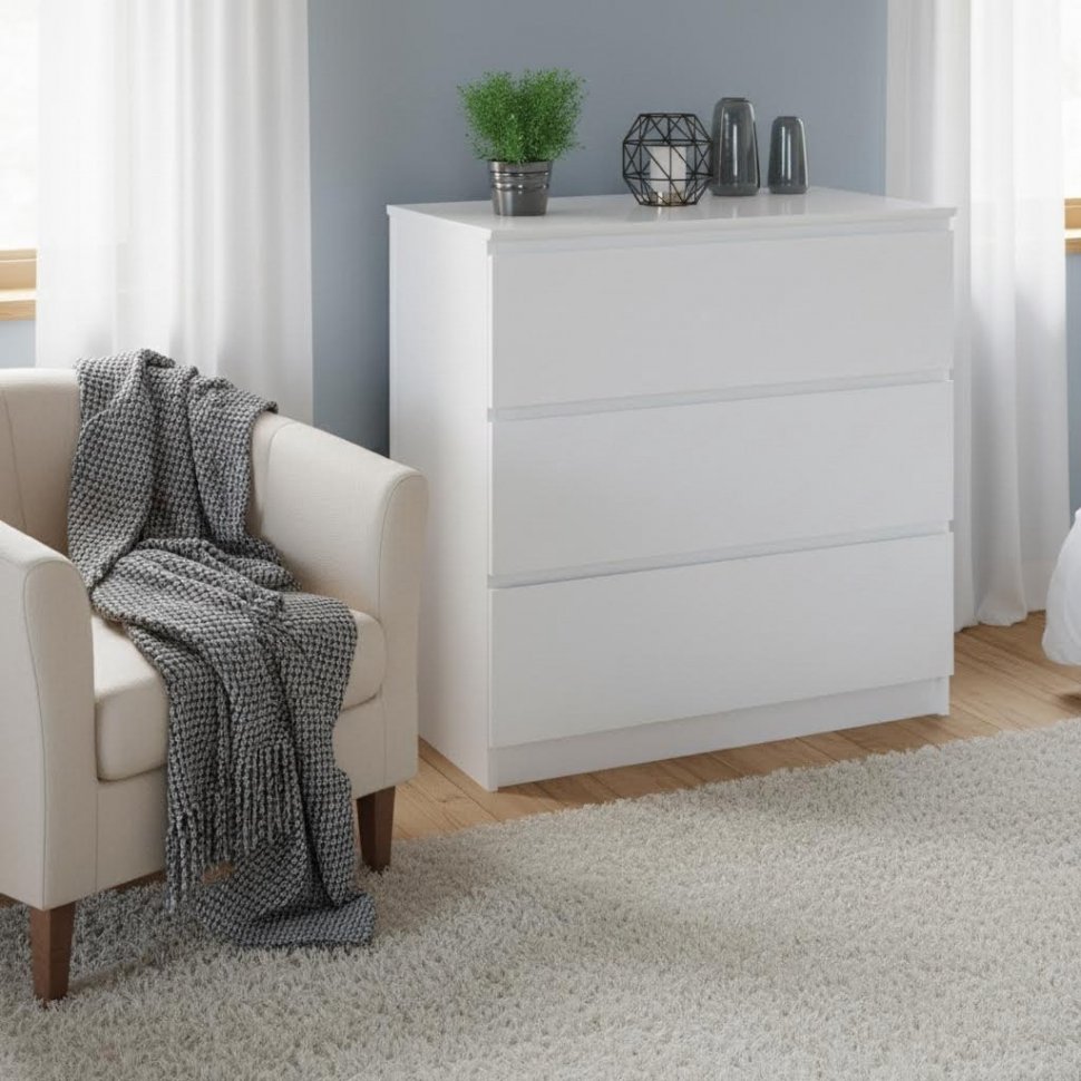 Комод Т-2Р Белый