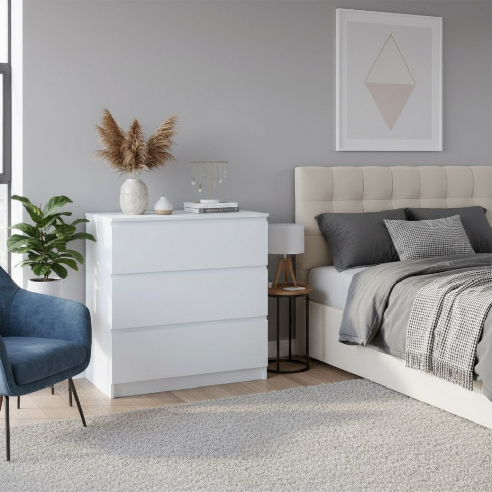 Комод Т-2Р Белый