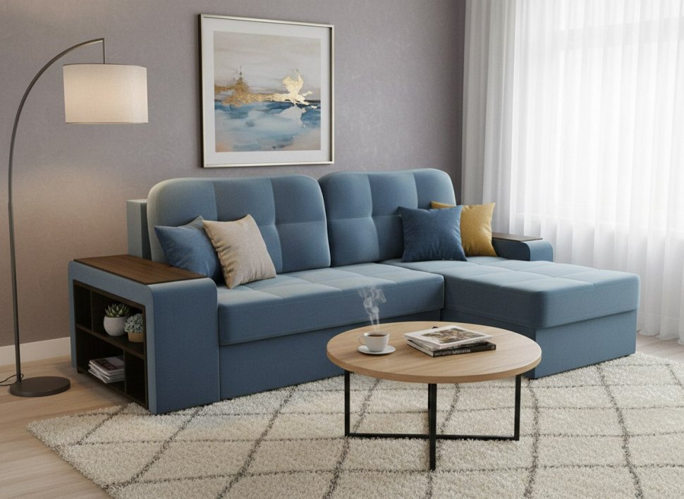 Диван угловой Дубай Галакси лайт 22