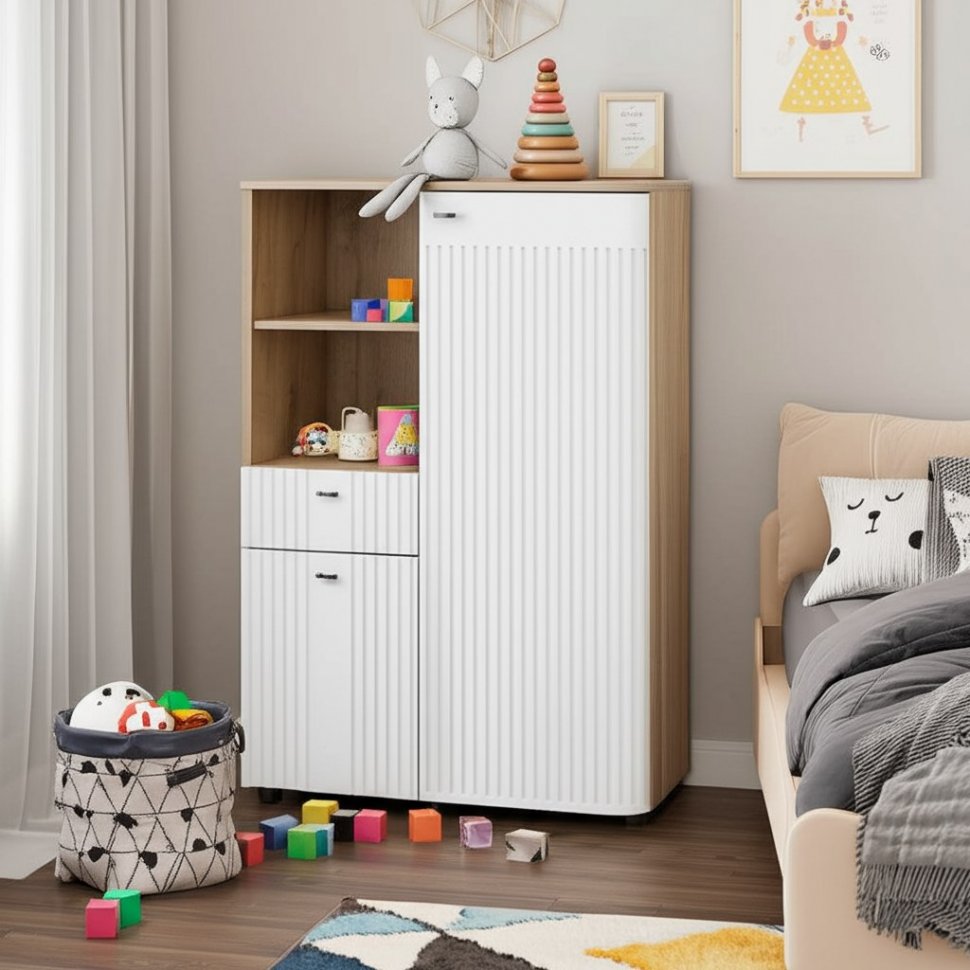 Тумба многофункциональная Милан (SV-Мебель) Белый