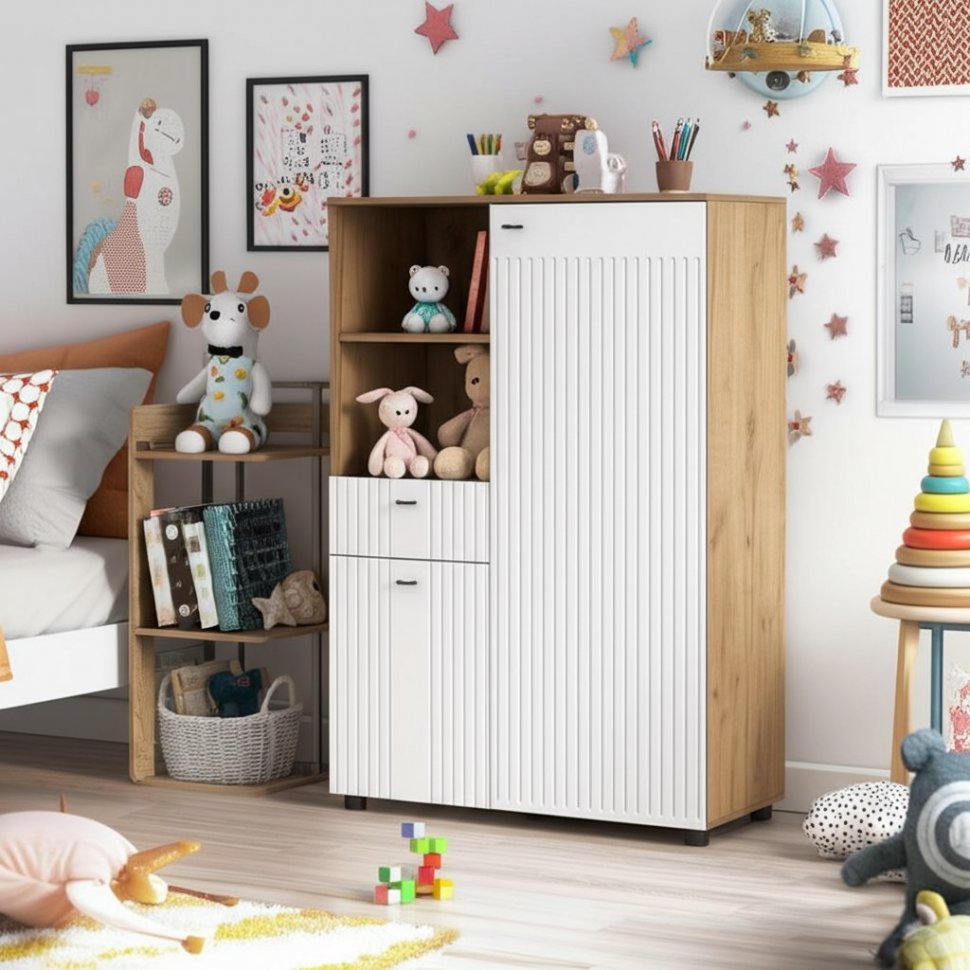 Тумба многофункциональная Милан (SV-Мебель) Белый