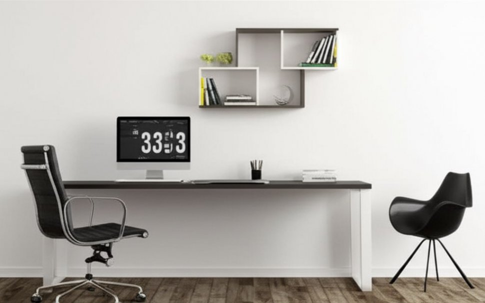 Полка навесная ПН-3, венге/ясень анкор светлый