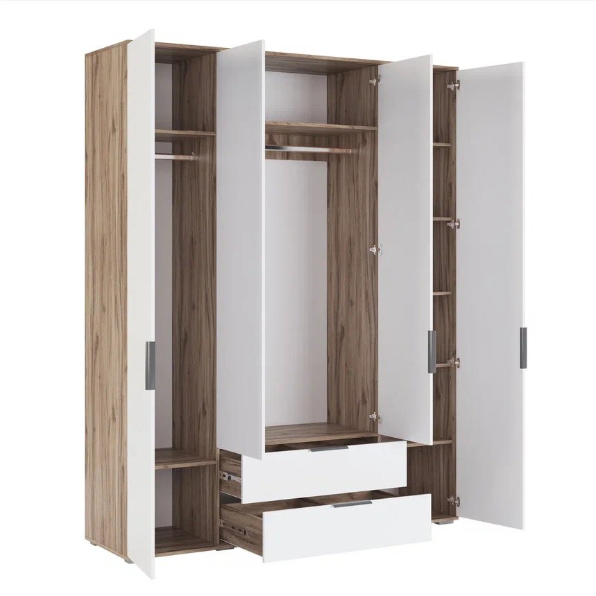 Шкаф четырехдверный Николь 8 (Алисия)