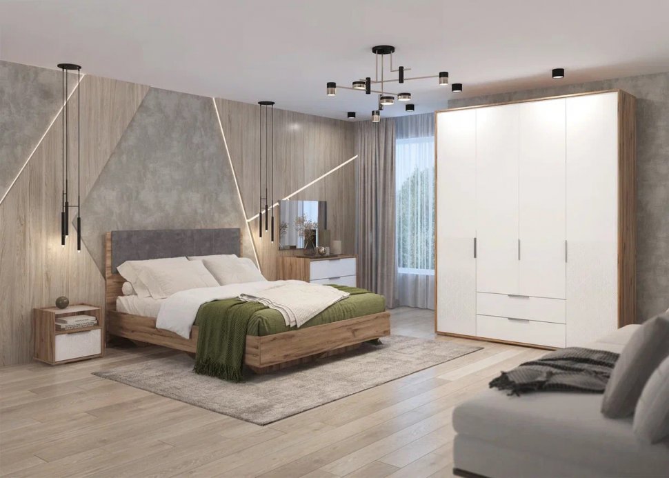 Шкаф четырехдверный Николь 8 (Алисия)