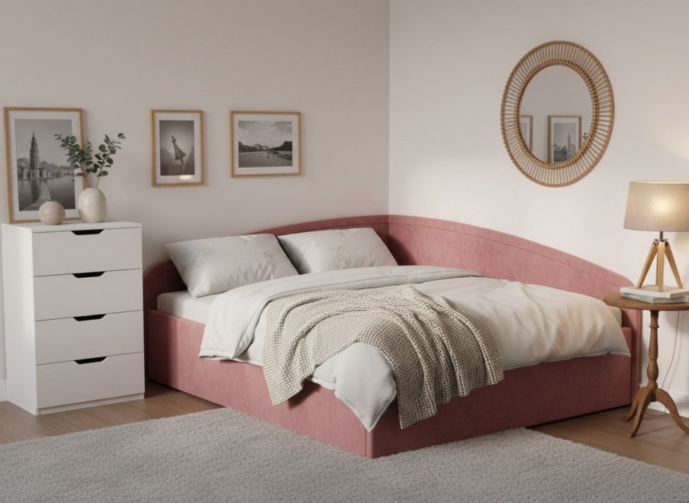 Тахта Адель 1400 модель 061 Ультра Коралл