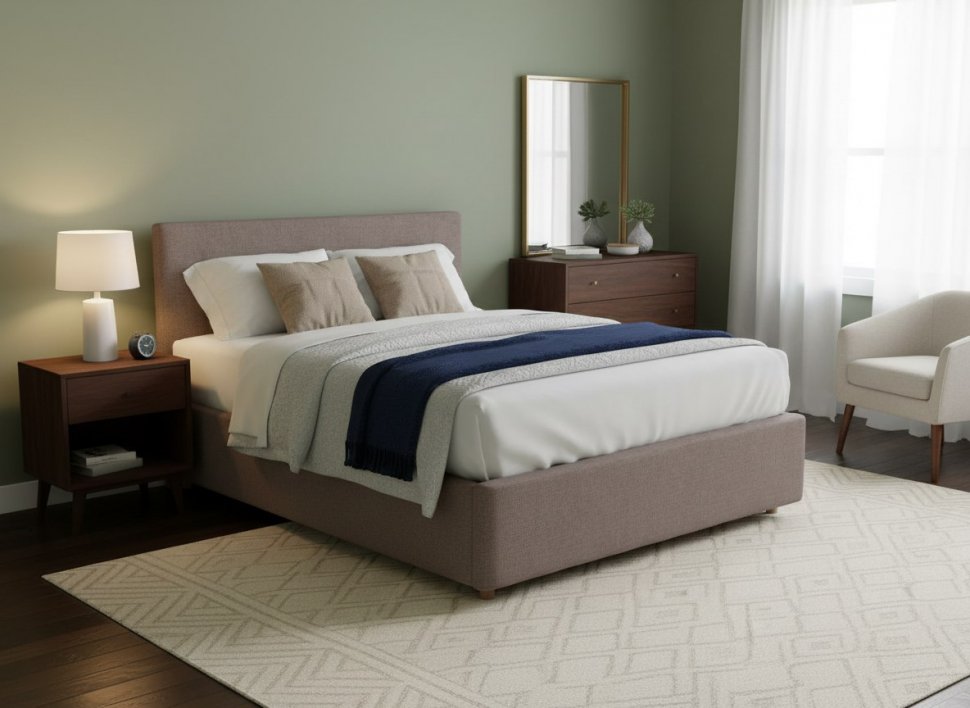 Кровать Nova 1800 с под. механизмом / какао №8