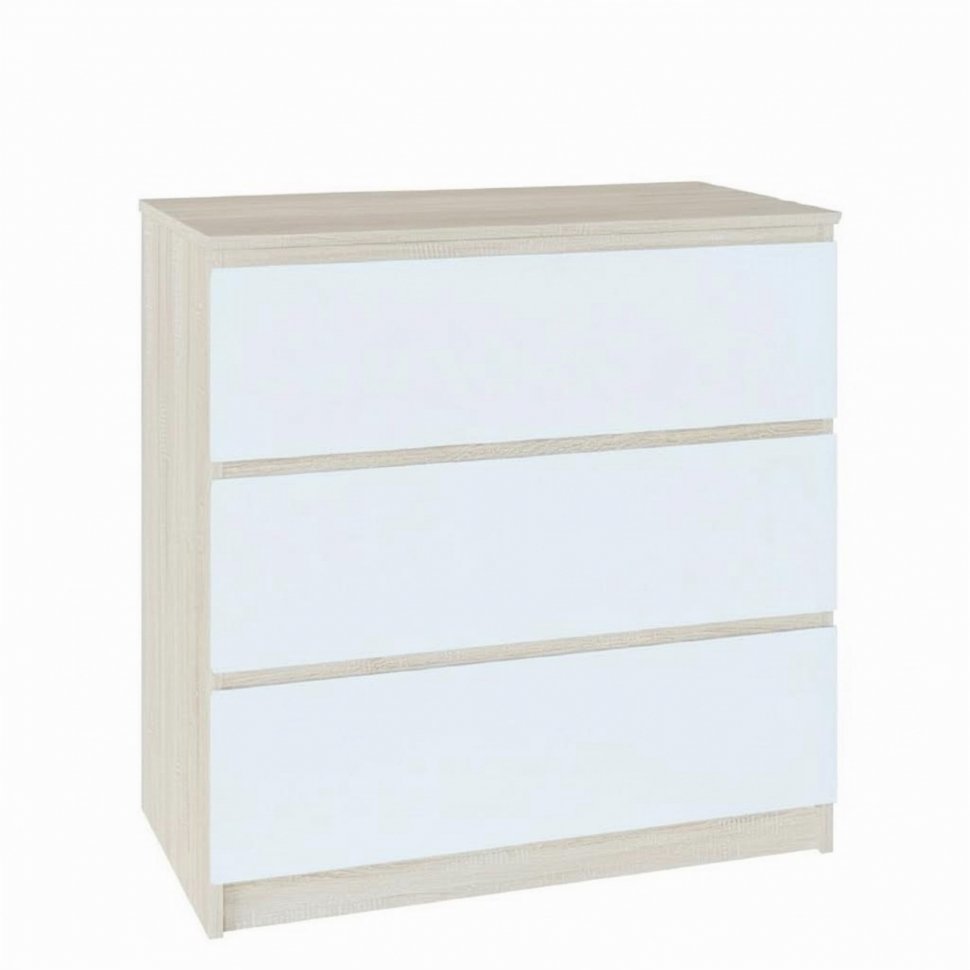 Комод Т-2Р Дуб Сонома/Белый