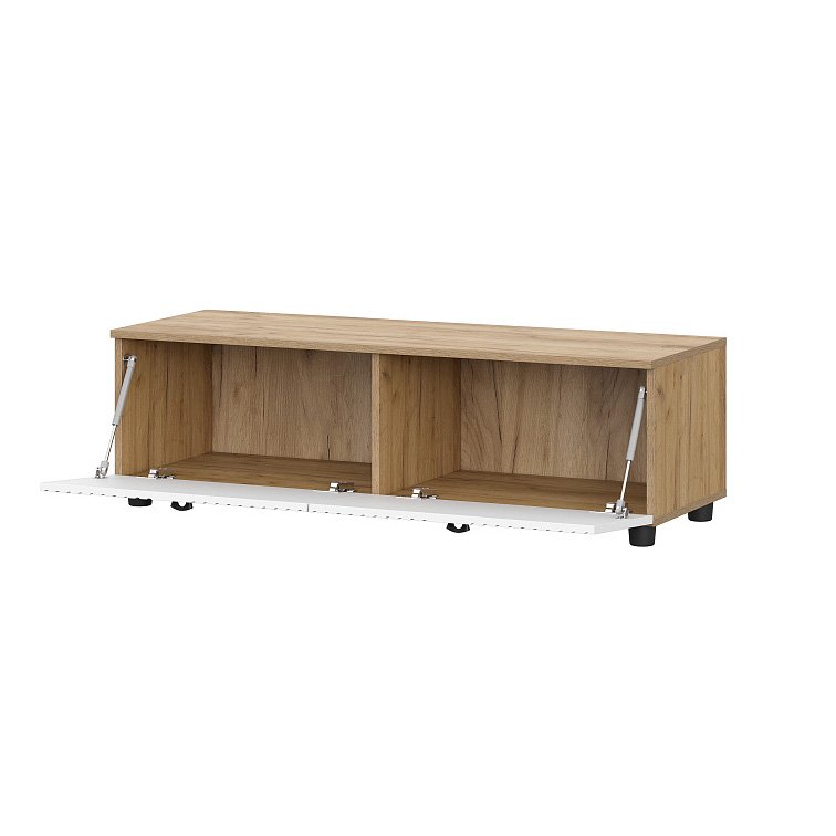 Тумба для ТВ cо створками Милан (SV-Мебель) Белый