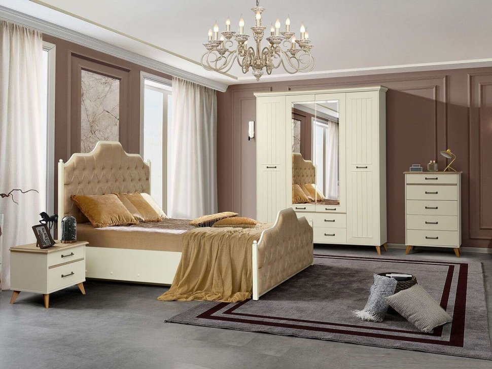 Спальня Бэлла 1 Белый