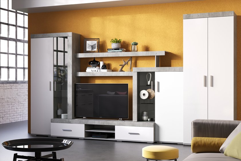 Гостиная Инстайл (Мебелони) Комплект 2