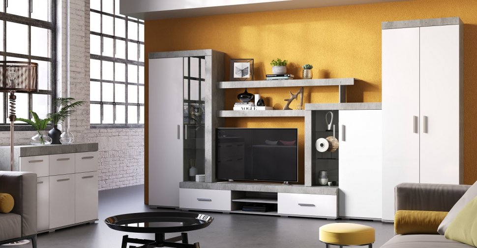 Гостиная Инстайл (Мебелони) Комплект 2