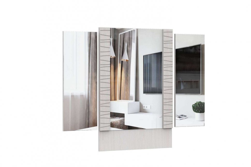 Зеркало для туалетного стола Гамма (SV-Мебель) Ясень анкор  светлый