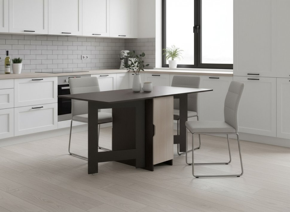 Стол СТ-02 Бодега темный / светлый