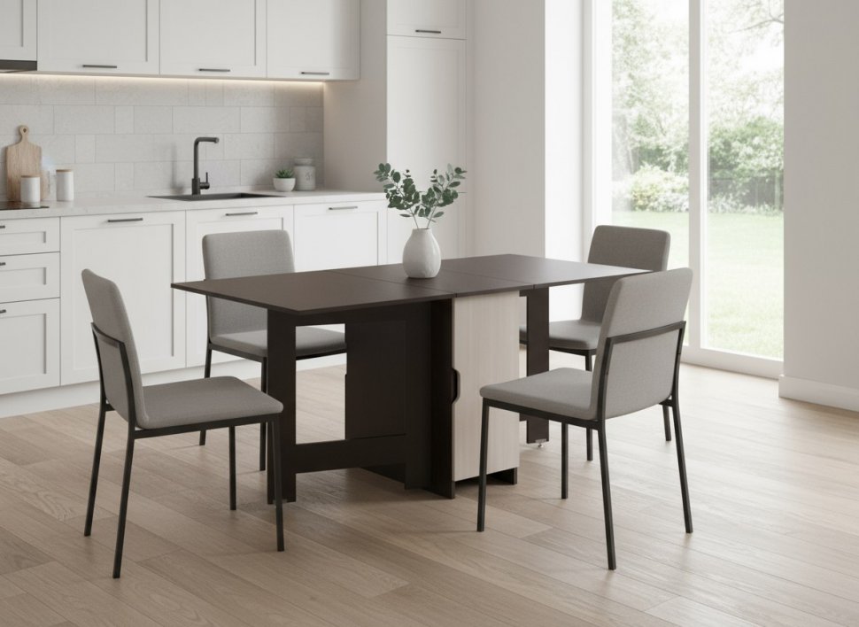 Стол СТ-02 Бодега темный / светлый