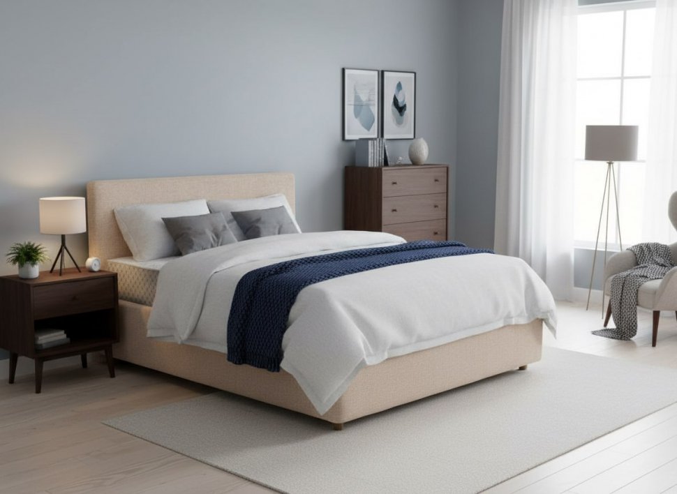 Кровать Nova 1800 с под. механизмом / бежевый №4