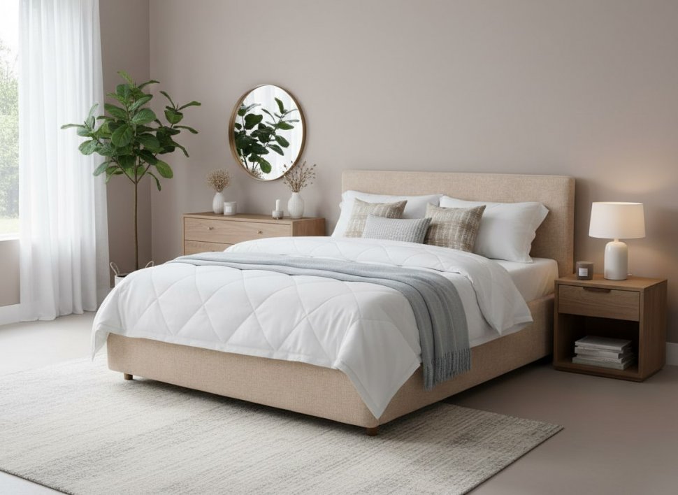 Кровать Nova 1800 с под. механизмом / бежевый №4