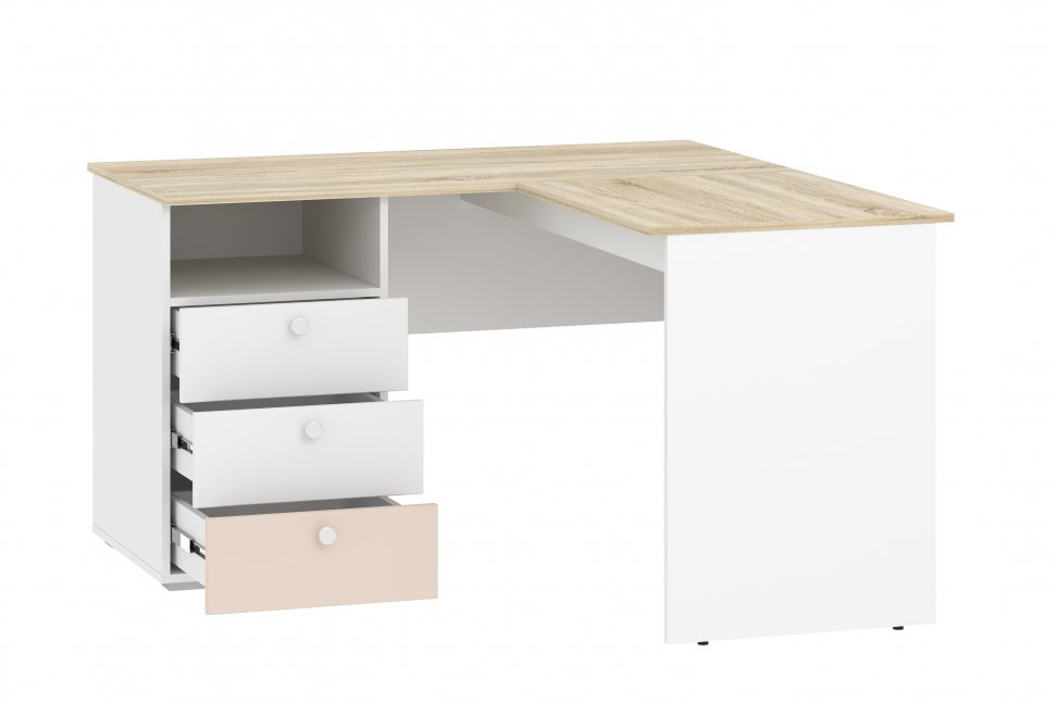 Детская Банни-1 белый/дуб сонома/бисквит