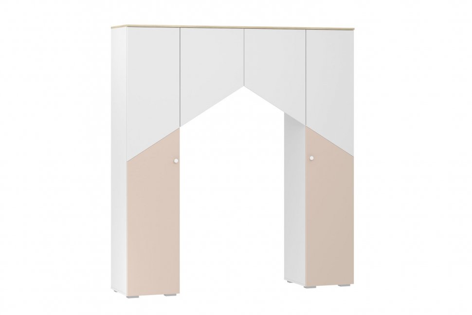 Детская Банни-1 белый/дуб сонома/бисквит