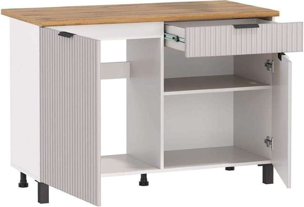 Кухня Венера 2700 МДФ Кашемир фрезерованный